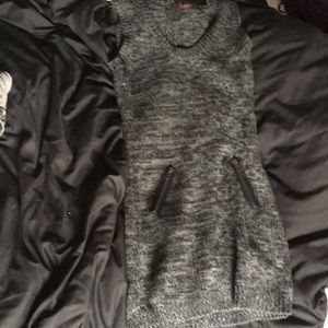 Fitted sweater dress